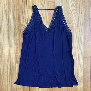 Navy Blue Fun2Fun Tank sz XS